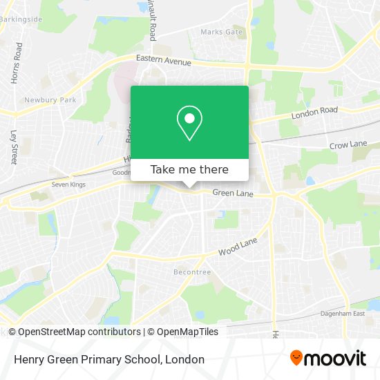 Henry Green Primary School map