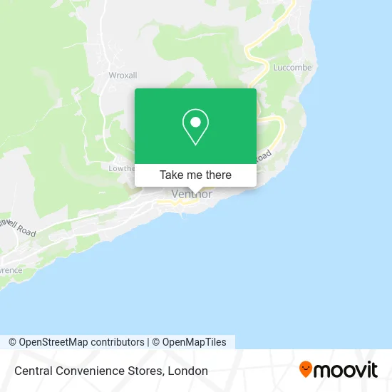 Central Convenience Stores map