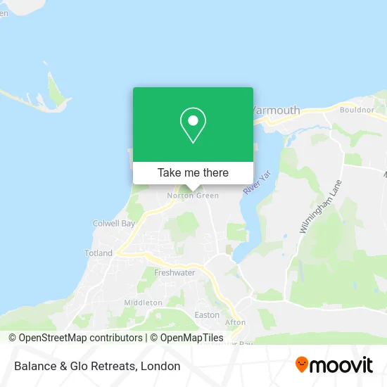 Balance & Glo Retreats map
