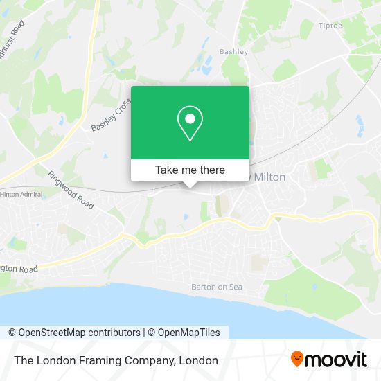 How to get to The London Framing Company in London by train or bus?