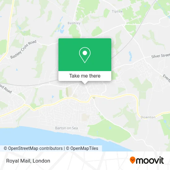 Royal Mail map