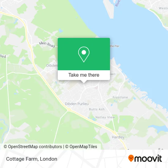 Cottage Farm map