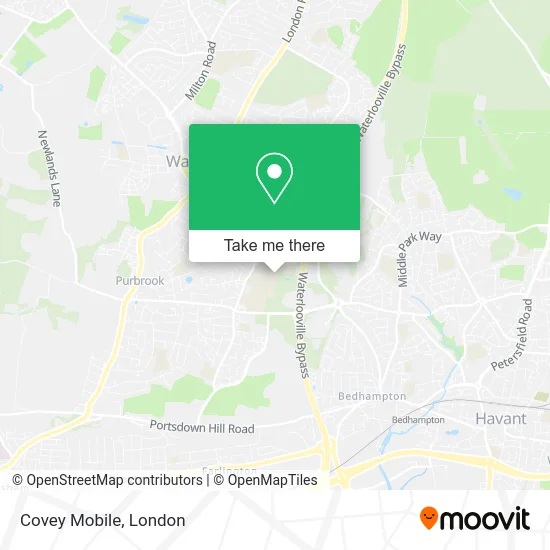 Covey Mobile map