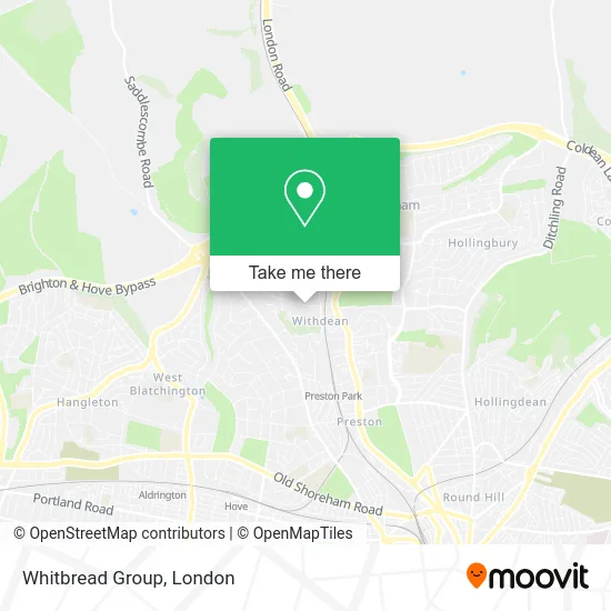 Whitbread Group map