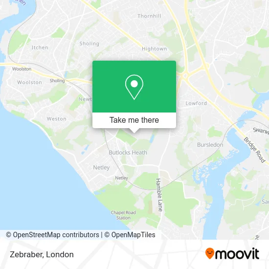 Zebraber map
