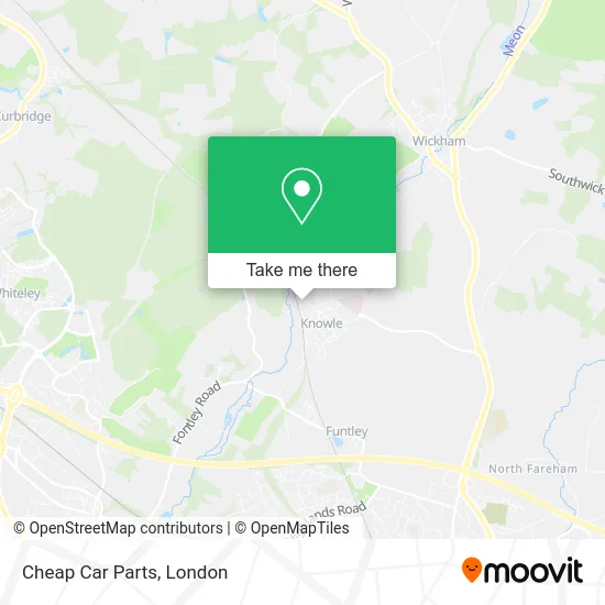 Cheap Car Parts map