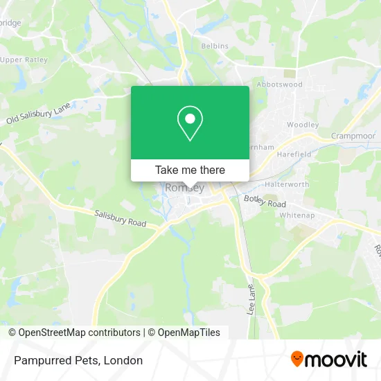 Pampurred Pets map