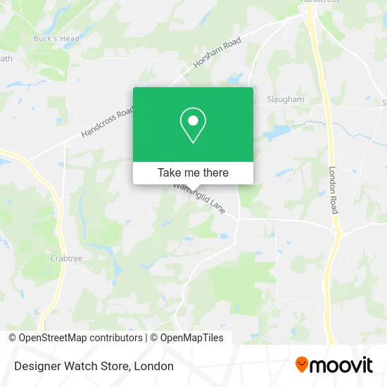 Designer Watch Store map