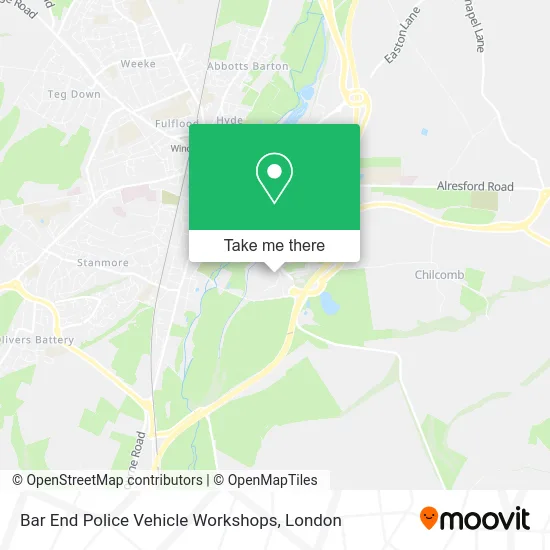 Bar End Police Vehicle Workshops map