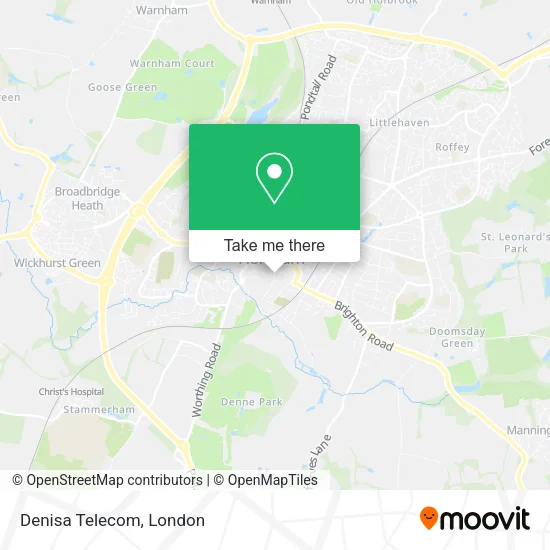 Denisa Telecom map