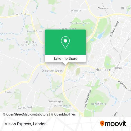 Vision Express map