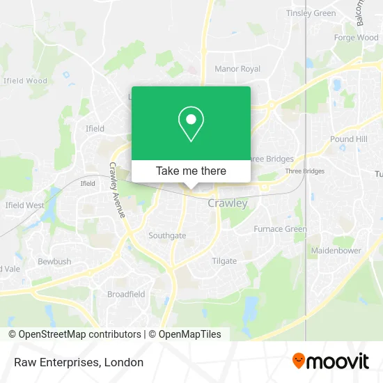 Raw Enterprises map
