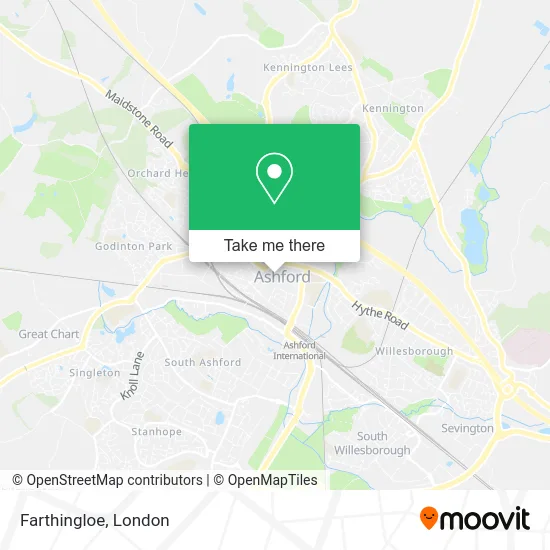 Farthingloe map