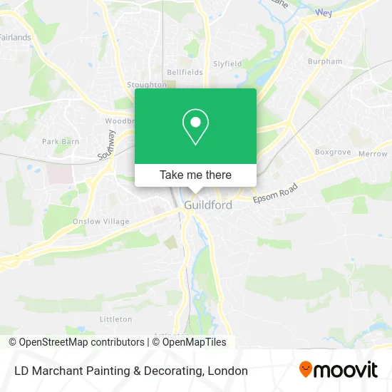 LD Marchant Painting & Decorating map