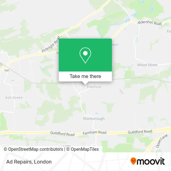 Ad Repairs map