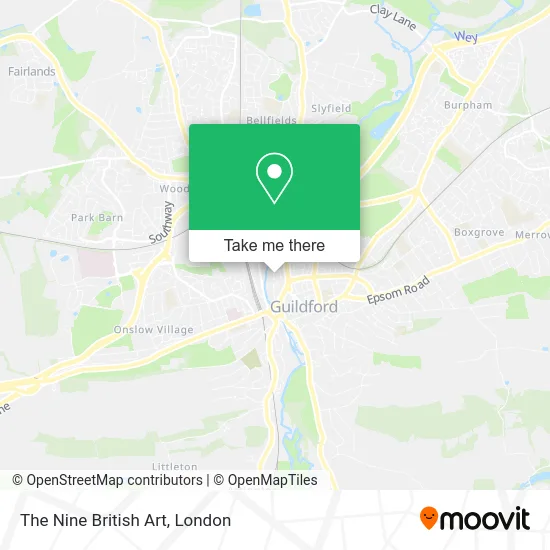 The Nine British Art map