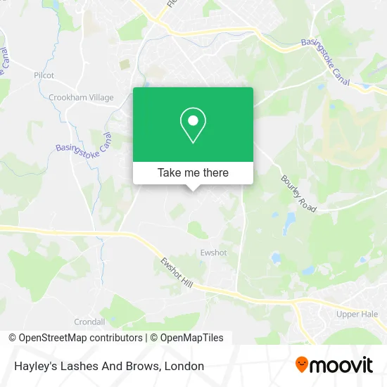 Hayley's Lashes And Brows map