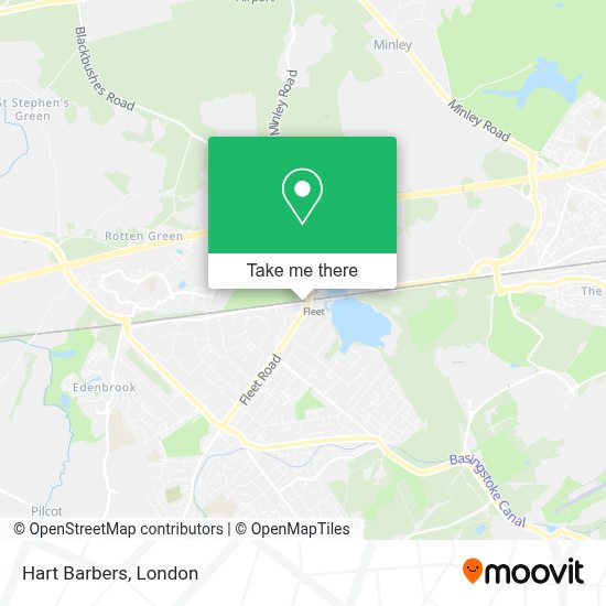 How to get to Hart Barbers by train or bus?