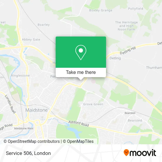 Service 506 map