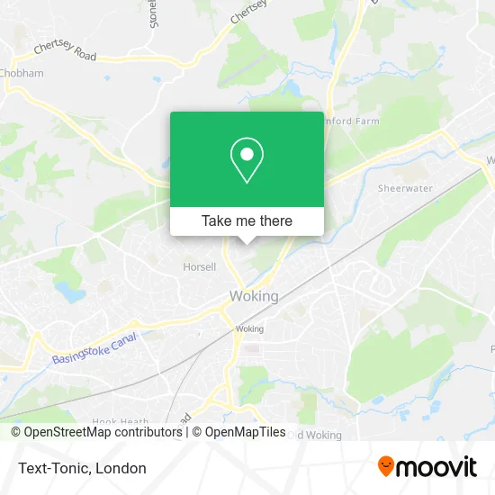 Text-Tonic map