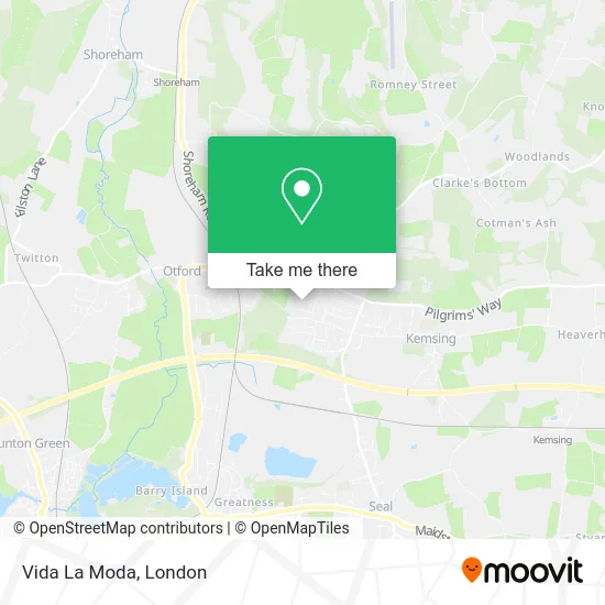 Vida La Moda map