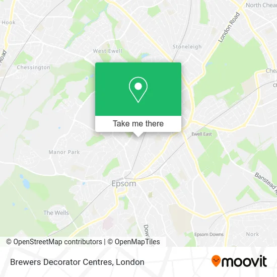 Brewers Decorator Centres map