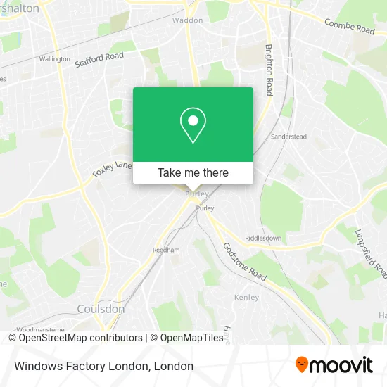 Windows Factory London map