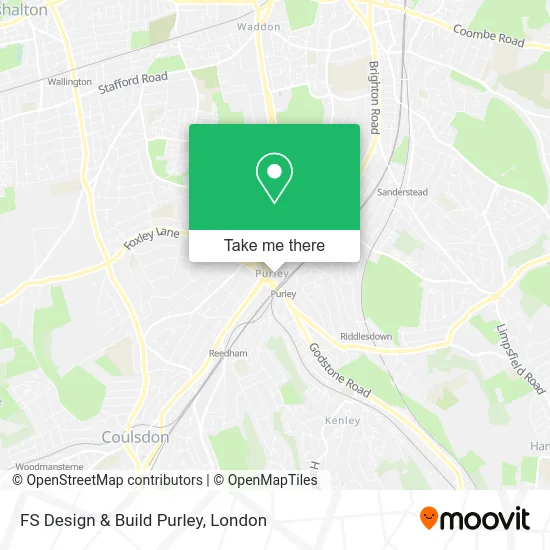 FS Design & Build Purley map