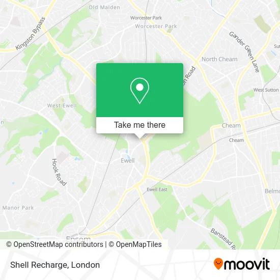 Shell Recharge map