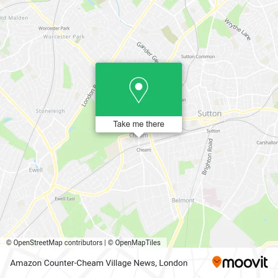 Amazon Counter-Cheam Village News map