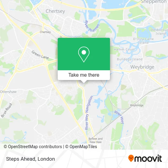 Steps Ahead map