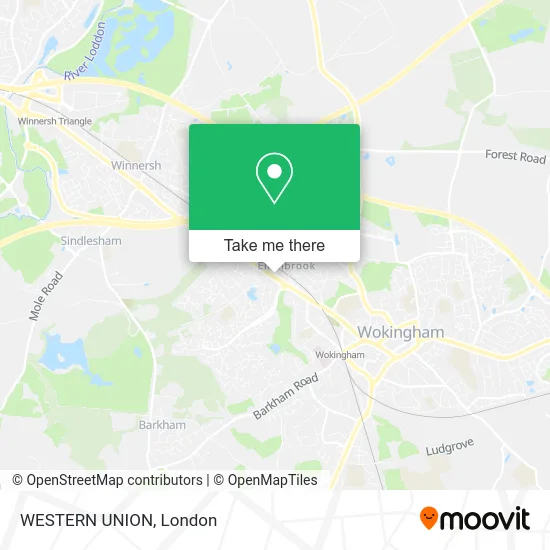 WESTERN UNION map