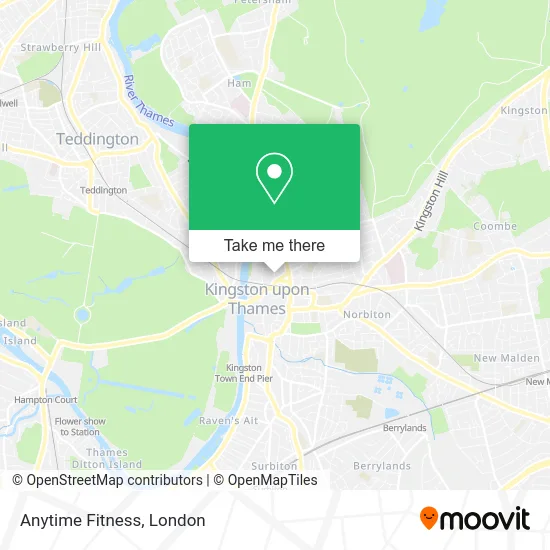 Anytime Fitness map