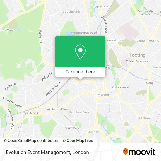 Evolution Event Management map