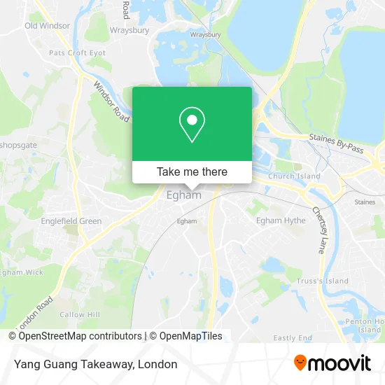 Yang Guang Takeaway map