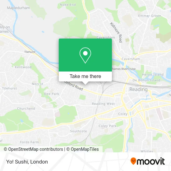 Yo! Sushi map