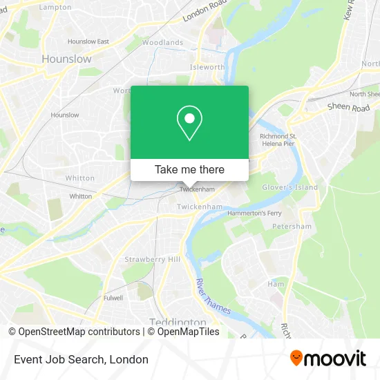 Event Job Search map