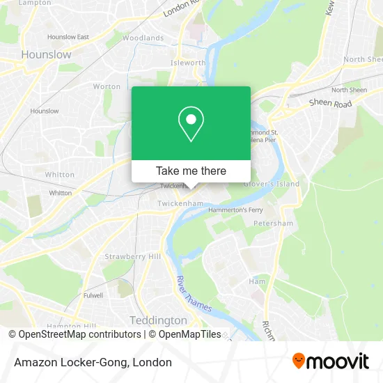 Amazon Locker-Gong map