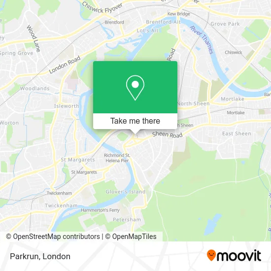 Parkrun map