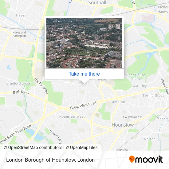 London Borough of Hounslow map