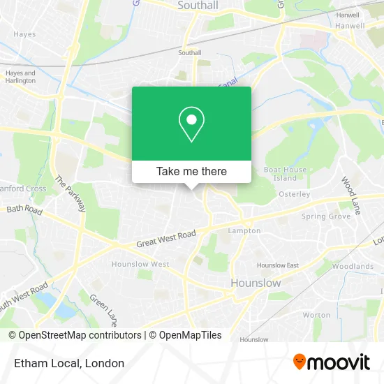Etham Local map
