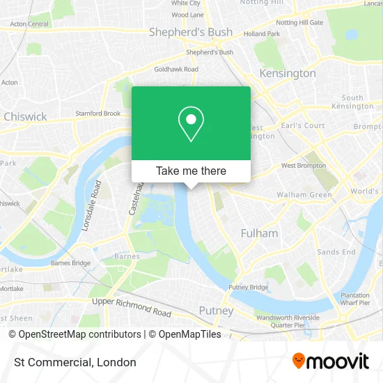 St Commercial map