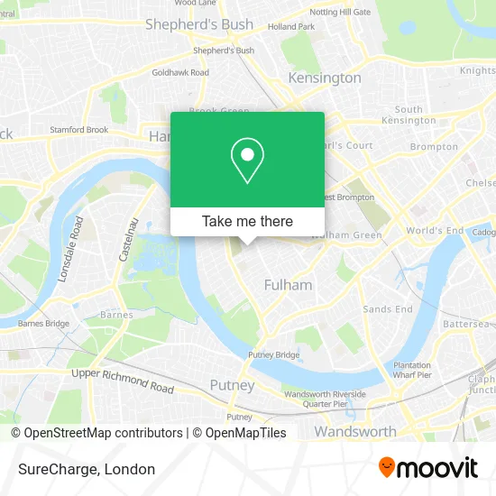 SureCharge map