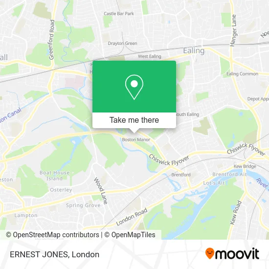 ERNEST JONES map