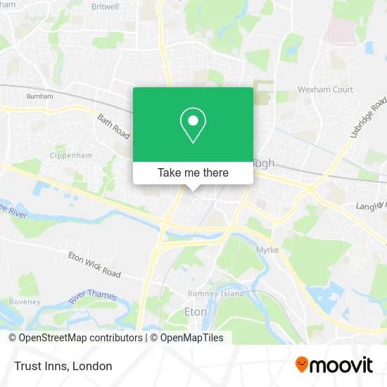 Trust Inns map