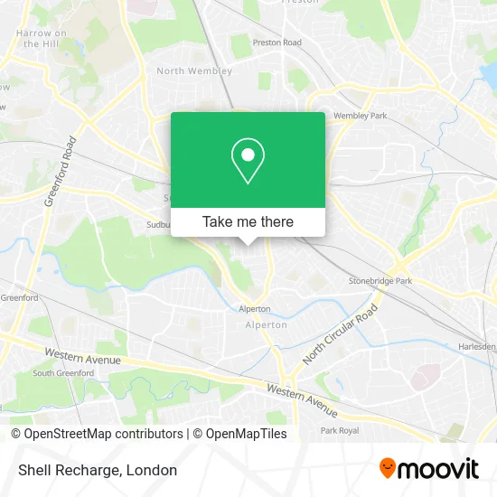 Shell Recharge map