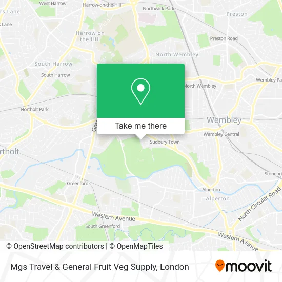 Mgs Travel & General Fruit Veg Supply map