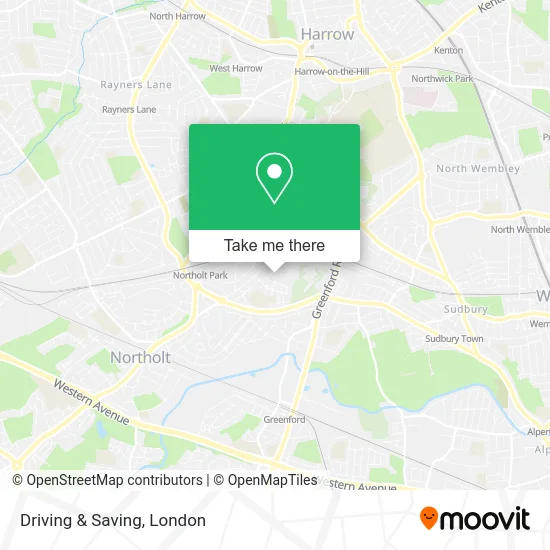 Driving & Saving map