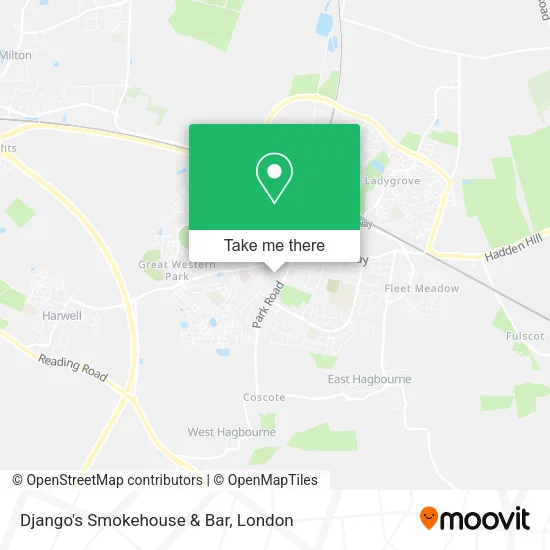 Django's Smokehouse & Bar map