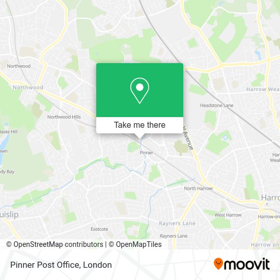 How to get to Pinner Post Office by bus, Tube or train?